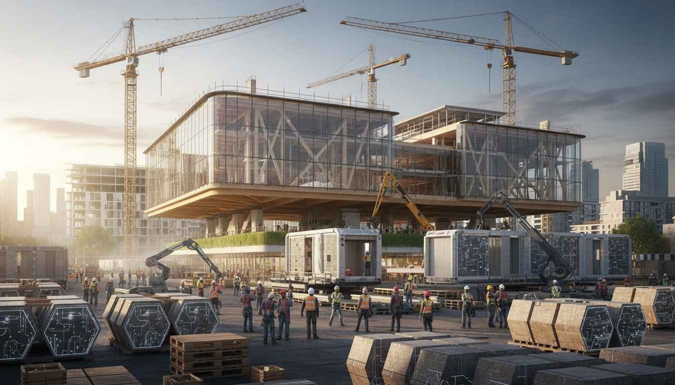 building construction building